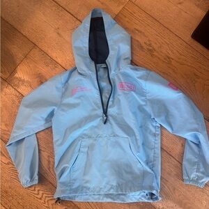Baseball Lifestyle 101 Blue Hoodie Wind Breaker Size Medium